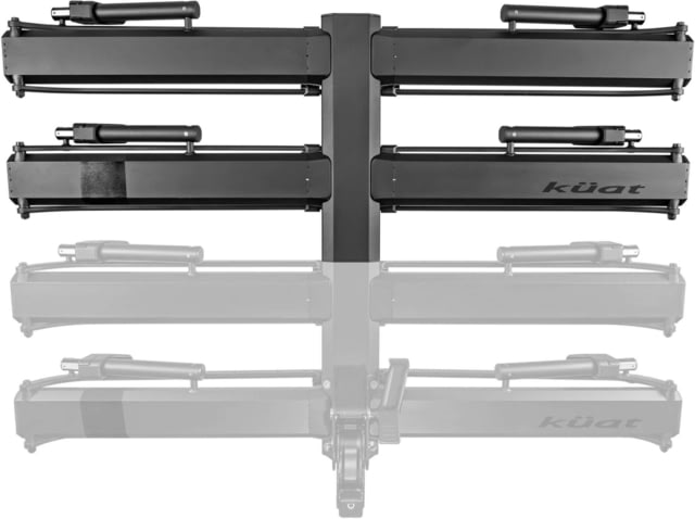 Kuat Piston Pro Add On, Dual Ratchet Platform Rack, 2 Bike, Sandy Black, PPA2B