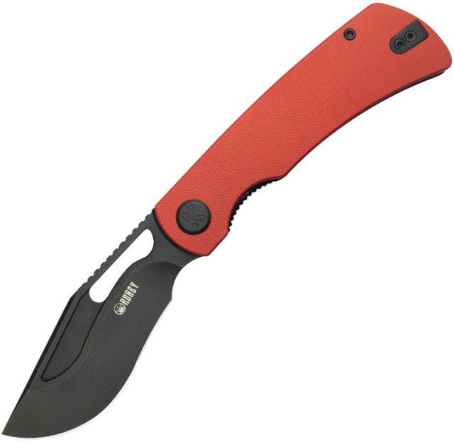 Kubey Gurkha Linerlock Red BSW - Kubey