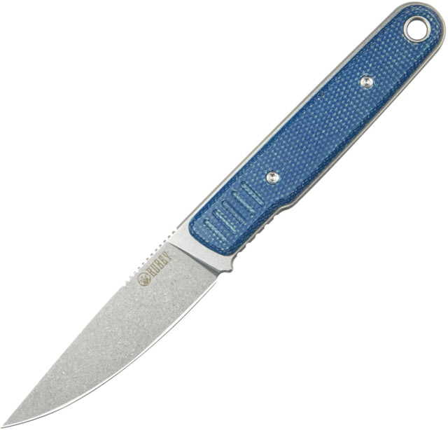 Kubey JL Fixed Blade Blue Micarta - Kubey