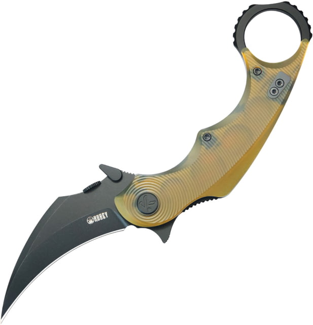 Kubey Rogue Karambit Blackwash Ultem