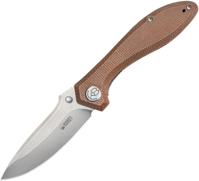 Kubey Ruckus Linerlock Tan Mic - Kubey