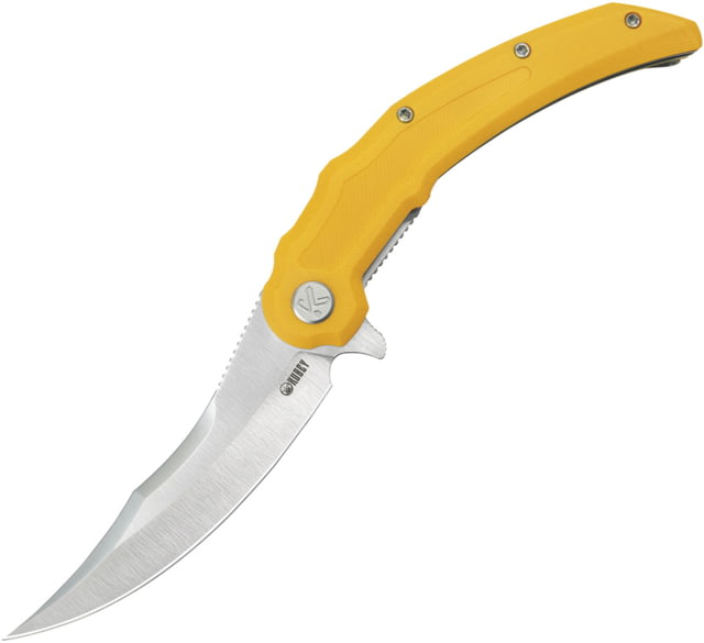 Kubey Wave Crest Linerlock Yellow - Kubey