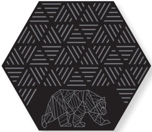 Kuma Outdoor Gear Hex Striped Peaks Outdoor Mat 11ft6in Black/Grey NEW AVAILABLE SS26