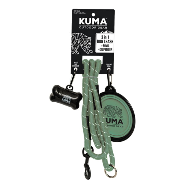 Kuma Outdoor Gear 3 in 1 Dog Leash Sage - Kuma Outdoor Gear
