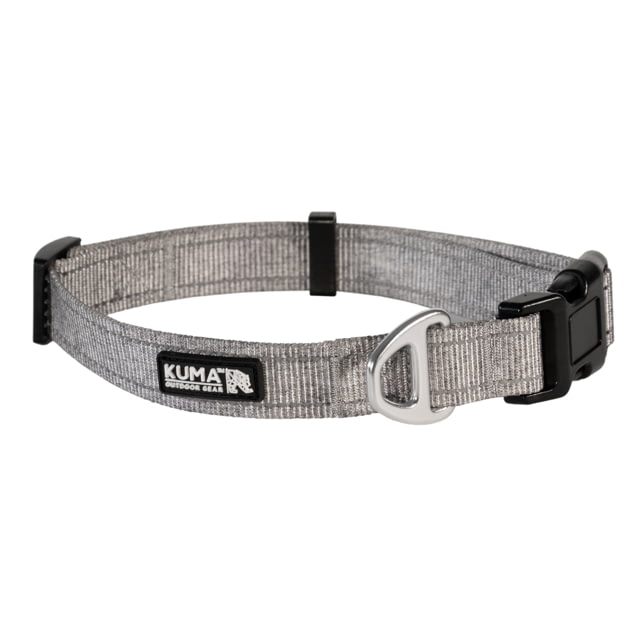 Kuma Outdoor Gear Lazy Bear Dog Collar Medium 14-20in Grey/Black Medium