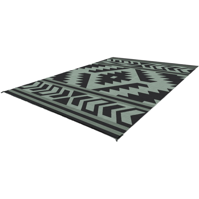Kuma Outdoor Gear Sante Fe Boho Outdoor Mat 9ft x 9ft Sage/Black