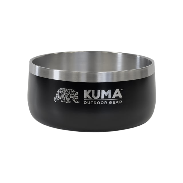 Kuma Outdoor Gear Stainless Steel Dog Bowl Black - Kuma Outdoor Gear