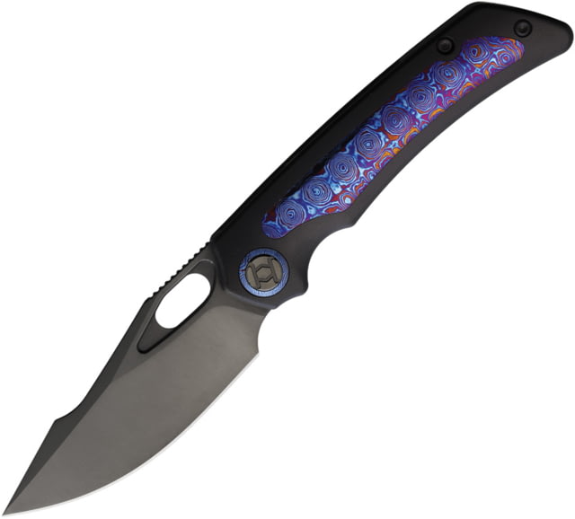 Kunwu Knives Jericho Framelock Timascus KUN - Kunwu Knives