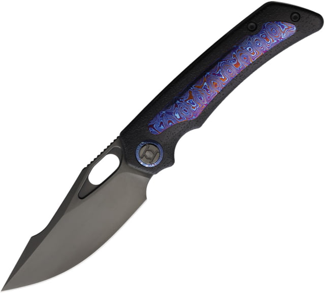 Kunwu Knives Jericho Framelock Timascus KUN - Kunwu Knives