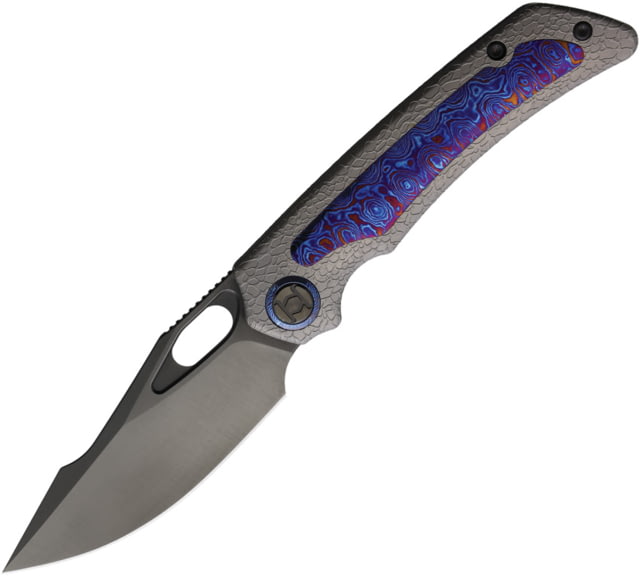 Kunwu Knives Jericho Framelock Timascus KUN - Kunwu Knives