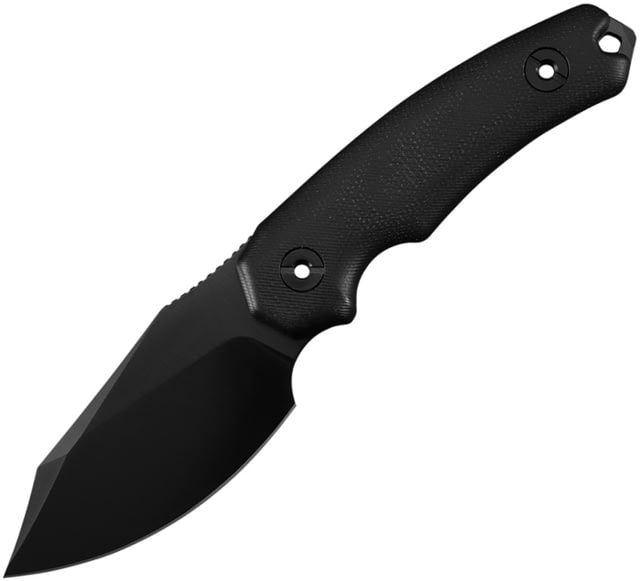 Kunwu Knives Stiffy D Fixed Blade Black KUN - Kunwu Knives
