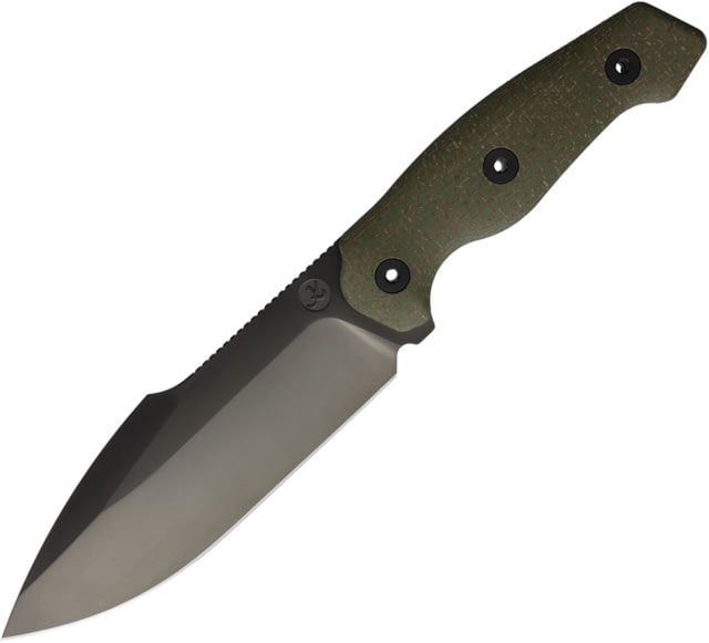 Kunwu Knives Stiffy G Fixed Blade Grn DLC KUN - Kunwu Knives