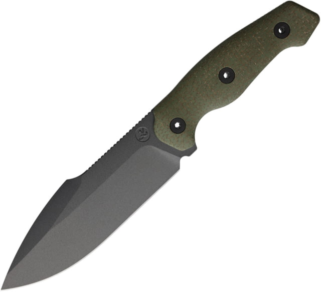 Kunwu Knives Stiffy G Fixed Blade Grn Tflon KUN - Kunwu Knives