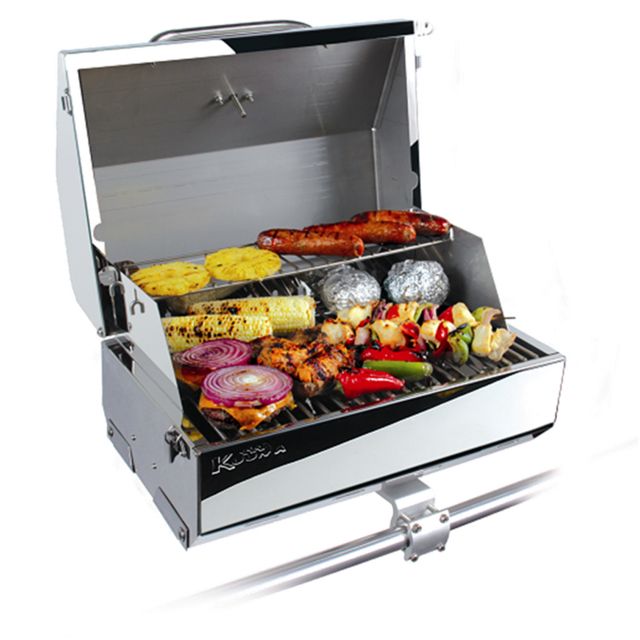 Kuuma Products Elite 216 Gas Grill - 216" Cooking Surface - Stainless Steel