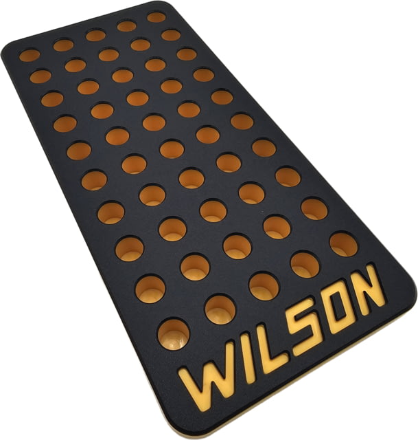 L.E. Wilson Ammo Tray - 50 Holes .440 Black/Yellow