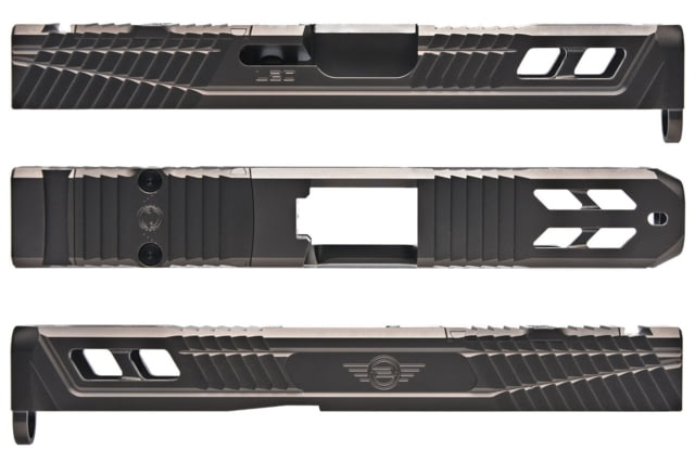 L2D Combat Catalyst Slide RMR Ready Glock 19 Gen 5 DLC Metallic Grey - L2D Combat