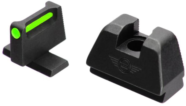 L2D Combat Co-Witness/Suppressor Fiber Optic Sight Set Sig P320 9mm / 40SW Green - L2D Combat