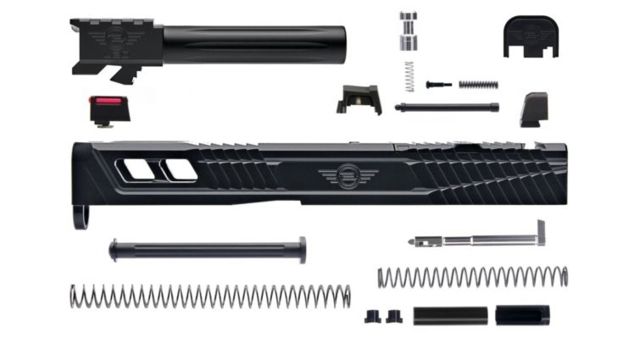 L2D Combat Complete Catalyst Upper Non-Threaded Glock 19 Gen 3 Black/Black - L2D Combat