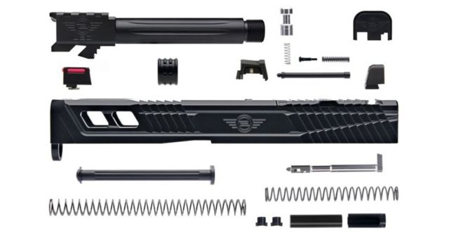 L2D Combat Complete Catalyst Upper Threaded Glock 19 Gen 3 Black/Black - L2D Combat