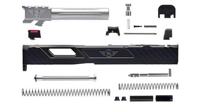 L2D Combat Complete Tyton Upper Non-Threaded Glock 19 Gen 3 Stainless - L2D Combat