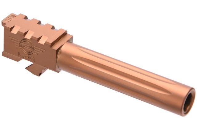 USED L2D Combat Precision Match Fluted Barrel Glock 19 Bronze LD-BBL-PM-19-F-BRZ EDEMO1 Used Condition Fair Scratches - L2D Combat