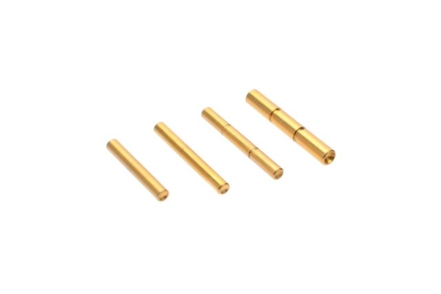 L2D Combat Pin Set Trigger/Locking Block/Ejector Housing Extended Glock Gen 4 Except G36/42/43 Titanium Nitride - L2D Combat