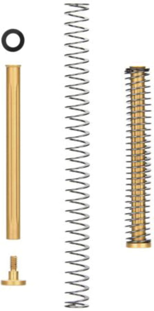 L2D Combat Guide Rod Glock 17 Gen 3 Standard Frame Stainless Fluted Titanium Nitride - L2D Combat
