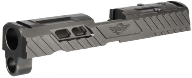 L2D Combat Odyssey Stripped Slide for Sig P320 Compact/X-Carry 3.9 9mm RMR Ready Graphite Grey - L2D Combat