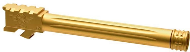 L2D Combat Precision Match Threaded Barrel Glock 34 9mm 1-10 RH 1/2x28 Gen 5 Titanium Nitride - L2D Combat