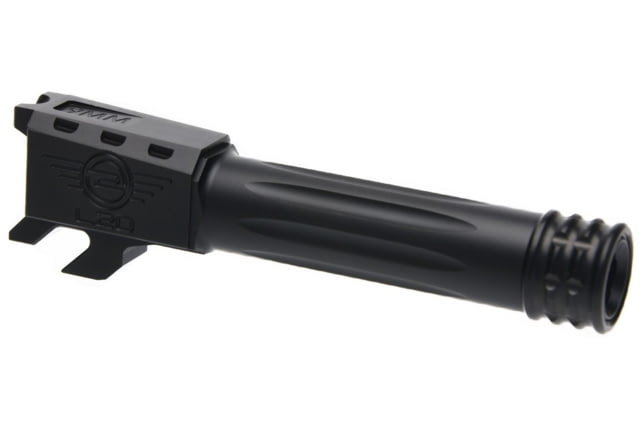 L2D Combat Precision Match Fluted/Threaded Barrel Smith & Wesson M&P Shield 9 Black Nitride - L2D Combat