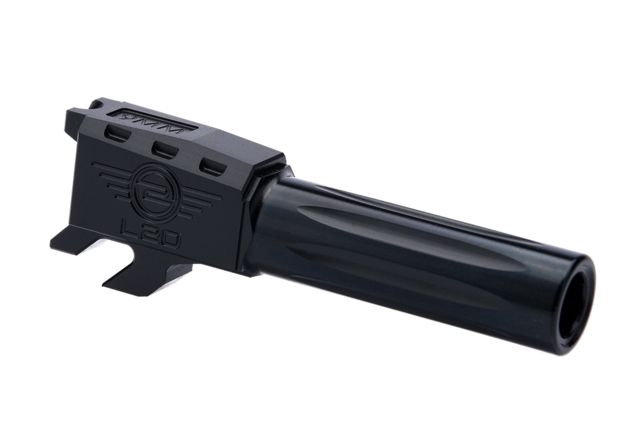 L2D Combat Precision Match Fluted Barrel Smith & Wesson M&P Shield 9 Black - L2D Combat