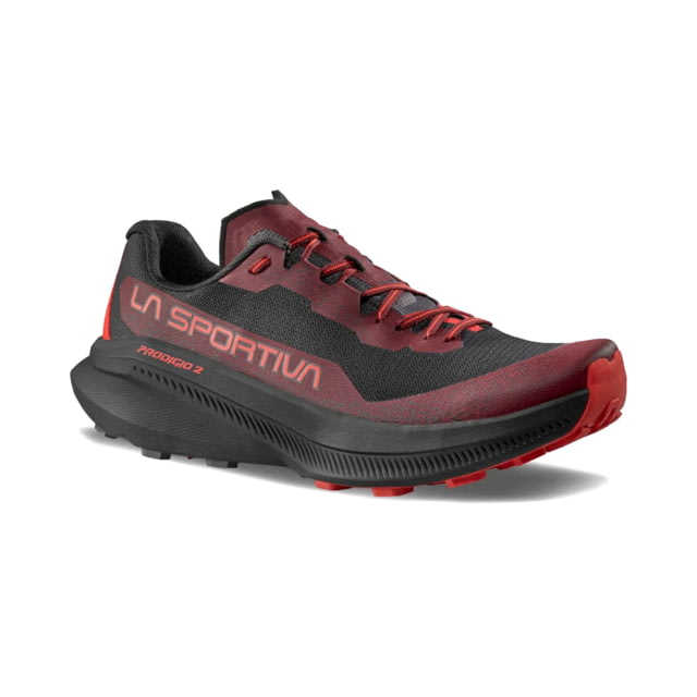 La Sportiva Prodigio 2 Road Running Shoes - Men's Onyx/Mountain Red 44.5US