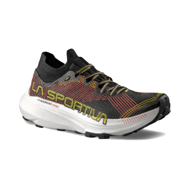 La Sportiva Prodigio Pro Road Running Shoes - Men's Black/Yellow 43US