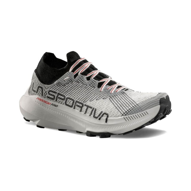 La Sportiva Prodigio Pro Road Running Shoes - Men's White/Black 41.5US