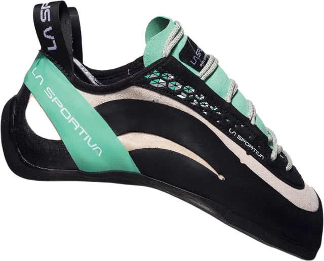 La Sportiva Miura Climbing Shoes - Women's White/Jade Green 34.5
