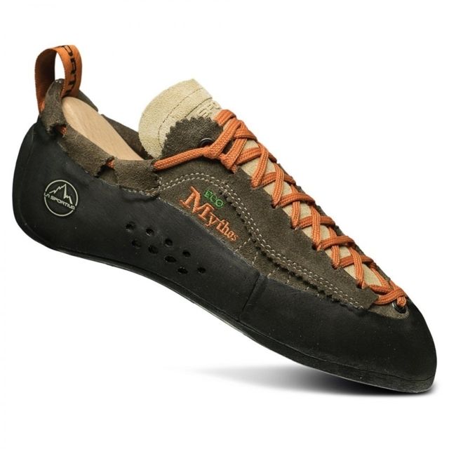 La Sportiva La Sportiva Mythos Eco Climbing Shoes - Men's Taupe 44 - $179.00 at Optics Planet