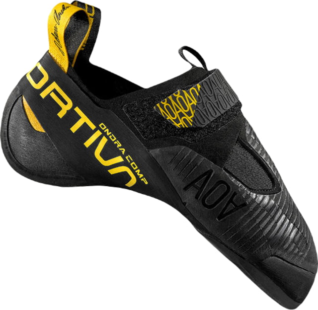 La Sportiva Ondra Comp Climbing Shoes - Men's Black/Yellow 39.5