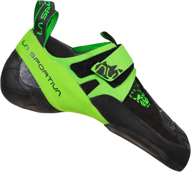 La Sportiva Skwama Vegan Climbing Shoes - Men's Black/Flash Green 42