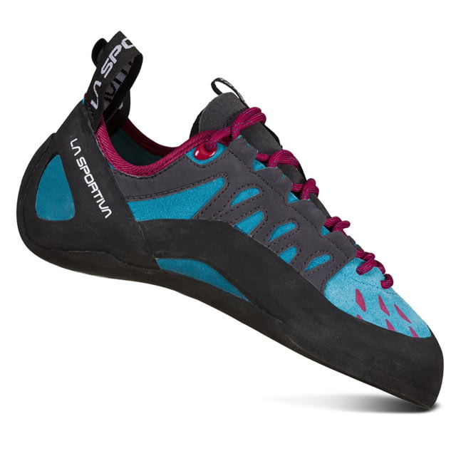 La Sportiva Tarantulace Climbing Shoes - Women's Topaz/Red Plum 42