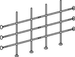 Labconco Distillation Grid Kits for Protector Premier and XStream Fume Hoods Labconco Grid Kit For 1.8 m 6' Hoods