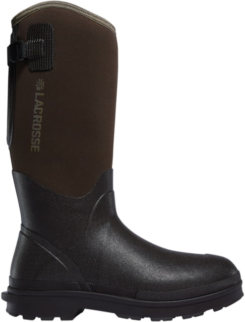 LaCrosse Footwear Alpha Range 14in 5.0MM Rubber Work Boot - Men's Brown 9 US - Lacrosse Footwear