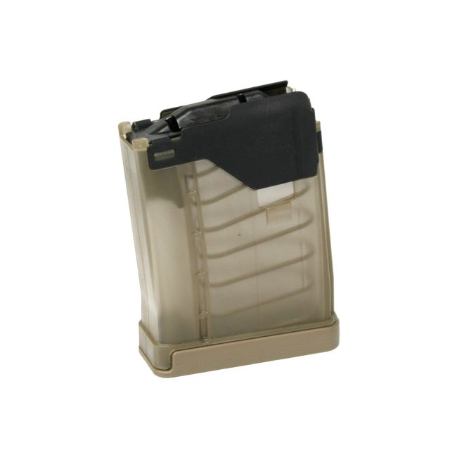 cer AR Rifles L5 Advanced Warfighter 223 Rem 556NATO 10-Round Magazine Translucent Dark Earth Ammo