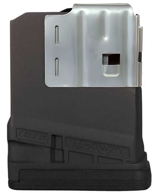 cer L7AWM 5 Round Magazine Opaque Black 5RD Ammo