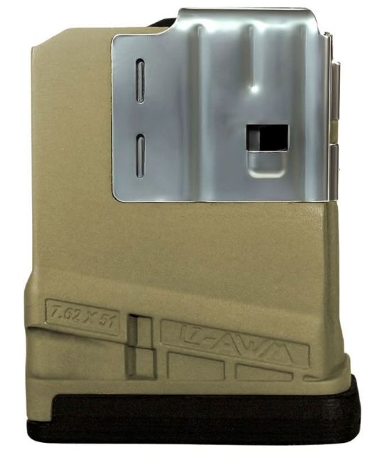 cer L7AWM 5 Round Magazine Opaque Dark Earth 5RD Ammo
