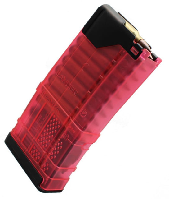 cer Systems L5 Advanced Warfighter AR Rifle .223 Remington 5.56x45mm NATO 20 Round Rifle Magazine Translucent Pink Ammo
