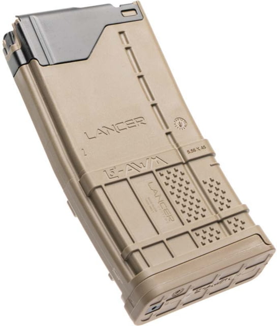 cer Systems L5AWM Limited AR Platform .223 Remington/5.56x45mm NATO/.300Blackout 15 Round Rifle Magazine FDE 15 Ammo