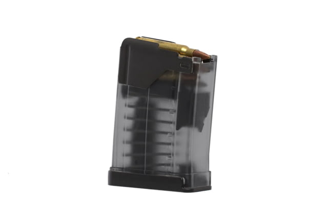cer Systems L5AWM Limited AR-15 Rifle Magazine 5.56x45mm 5 Round Translucent Smoke 1 Pack 5RD Ammo