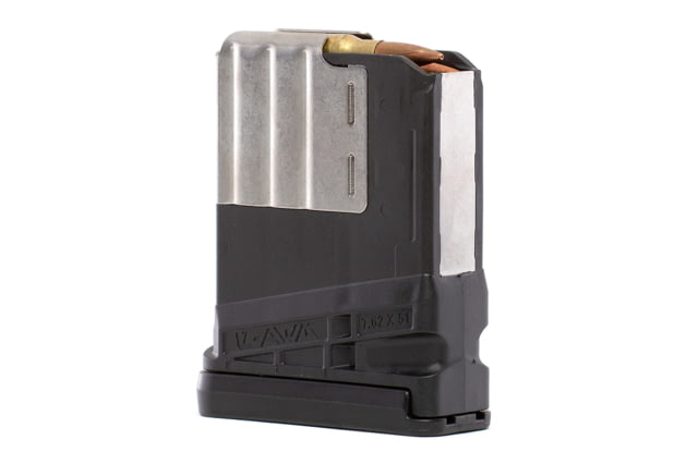 cer Systems L7AWM AR-10/SR-25 7.62X51mm 5 Rounds Rifle Magazine Opaque Black 5 Ammo