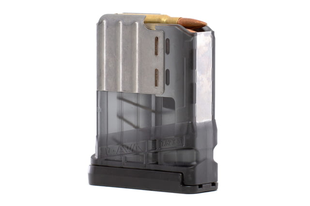 cer Systems L7AWM AR-10/SR-25 7.62X51mm 5 Rounds Rifle Magazine Translucent Smoke 5 Ammo