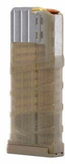 cer Systems L7AWM AR-10/SR-25 7.62X51mm 25 Rounds Rifle Magazine Translucent FDE 25 Ammo
